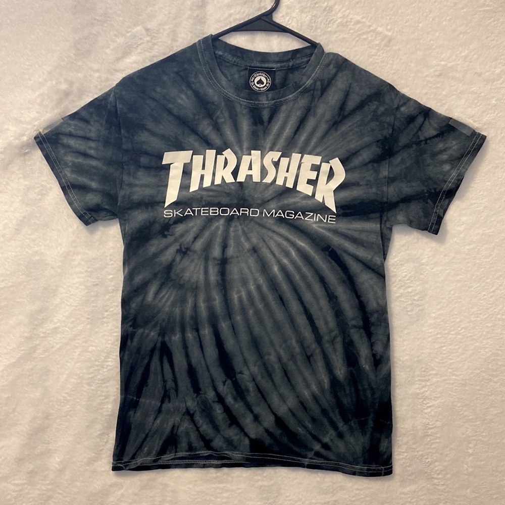 Men’s Thrasher Skate Mag Spider Dye T-Shirt-Size S